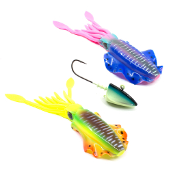 Kudos Pro Squid 20 cm (2 Adet) 170 gr Lumo Jighead - Kudos