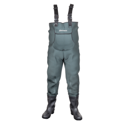 REMIXON 4.5MM NEOPREN YEŞİL PVC BOT TULUM ÇİZME - Remixon